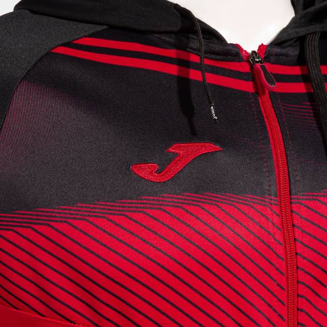 kapüşonlu ceket süpernova ii Joma kırmızı siyah erkekler 0RJD3414