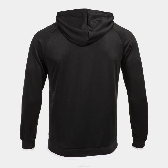 kapüşonlu ceket süpernova ii Joma siyah beyaz erkekler 0RJD4406