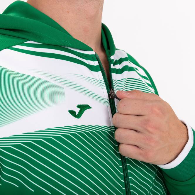 kapüşonlu ceket süpernova ii Joma yeşil beyaz erkekler 0RJD1044
