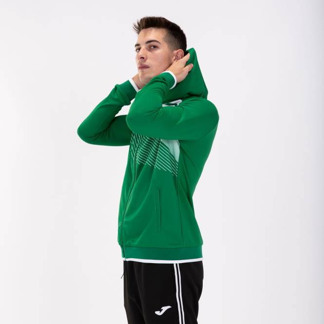 kapüşonlu ceket süpernova ii Joma yeşil beyaz erkekler 0RJD1044