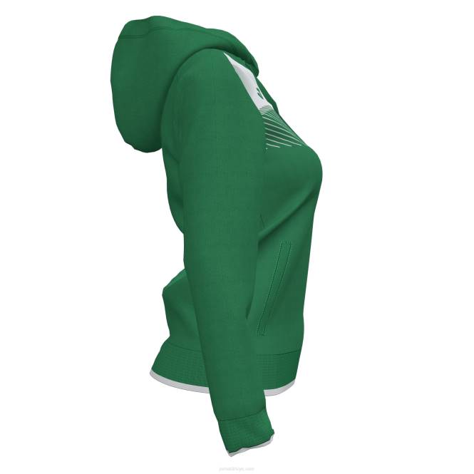 kapüşonlu ceket süpernova ii Joma yeşil beyaz kadınlar 0RJD2430