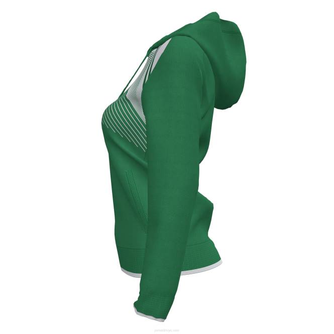 kapüşonlu ceket süpernova ii Joma yeşil beyaz kadınlar 0RJD2430