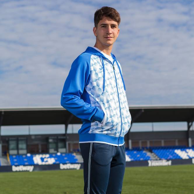 kapüşonlu ceket süpernova iii Joma kraliyet mavisi beyaz erkekler 0RJD3318