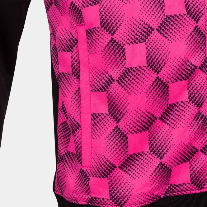 kapüşonlu ceket süpernova iii Joma siyah floresan pembe erkekler 0RJD477