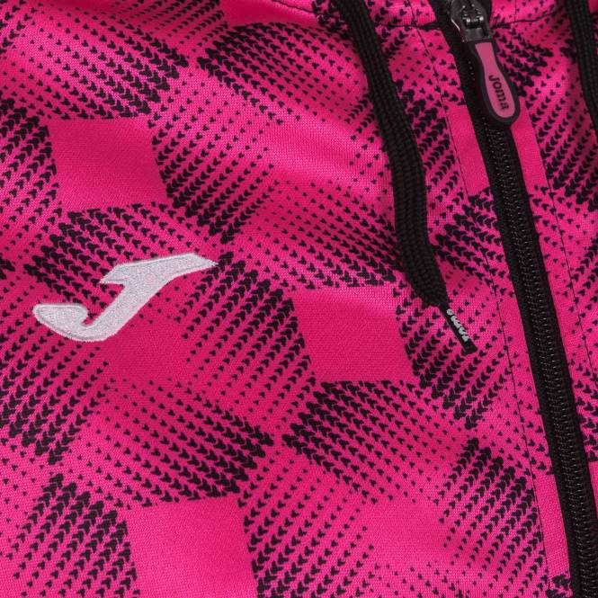 kapüşonlu ceket süpernova iii Joma siyah floresan pembe kadınlar 0RJD3671