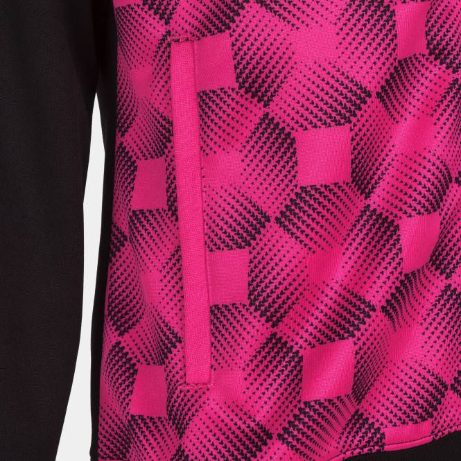 kapüşonlu ceket süpernova iii Joma siyah floresan pembe kadınlar 0RJD3671