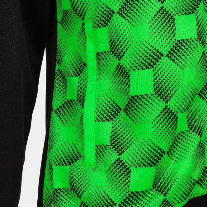 kapüşonlu ceket süpernova iii Joma siyah floresan yeşil kadınlar 0RJD1708