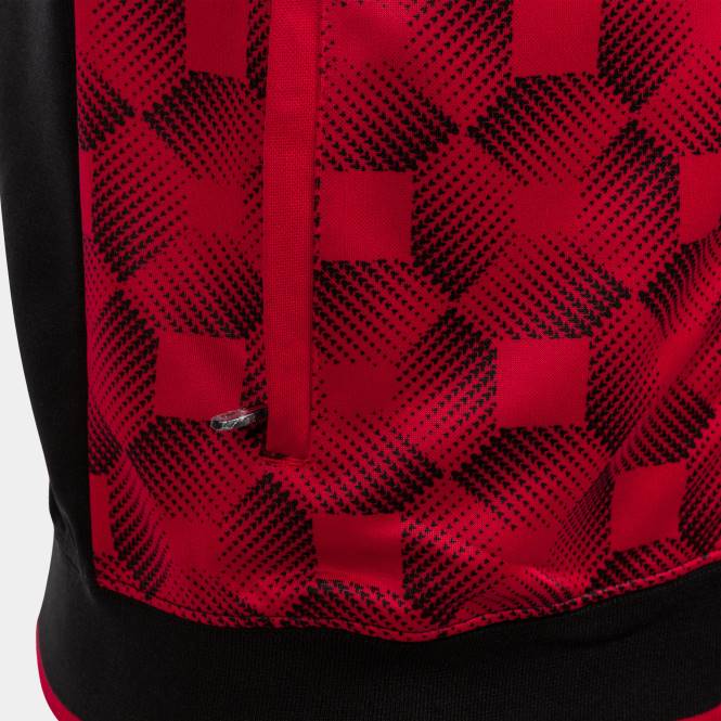 kapüşonlu ceket süpernova iii Joma siyah kırmızı erkekler 0RJD3567