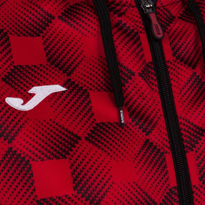 kapüşonlu ceket süpernova iii Joma siyah kırmızı kadınlar 0RJD2197