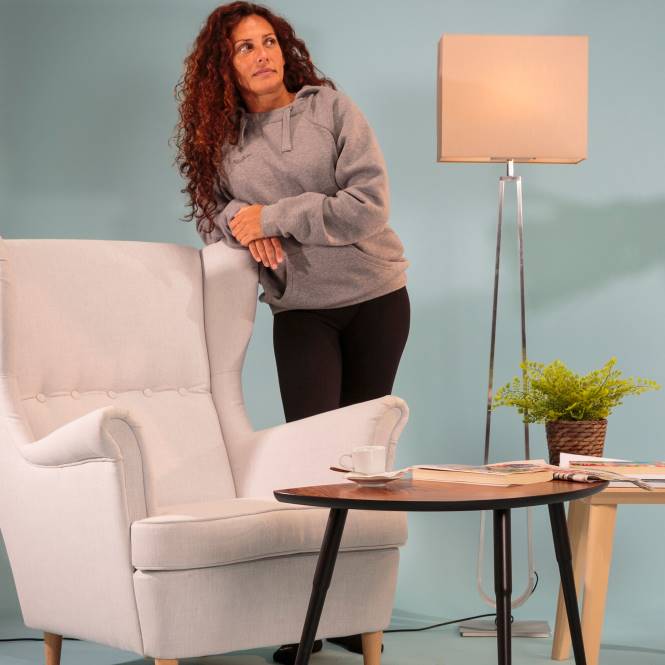 kapüşonlu kazak atenas ii Joma melanj grisi kadınlar 0RJD3664