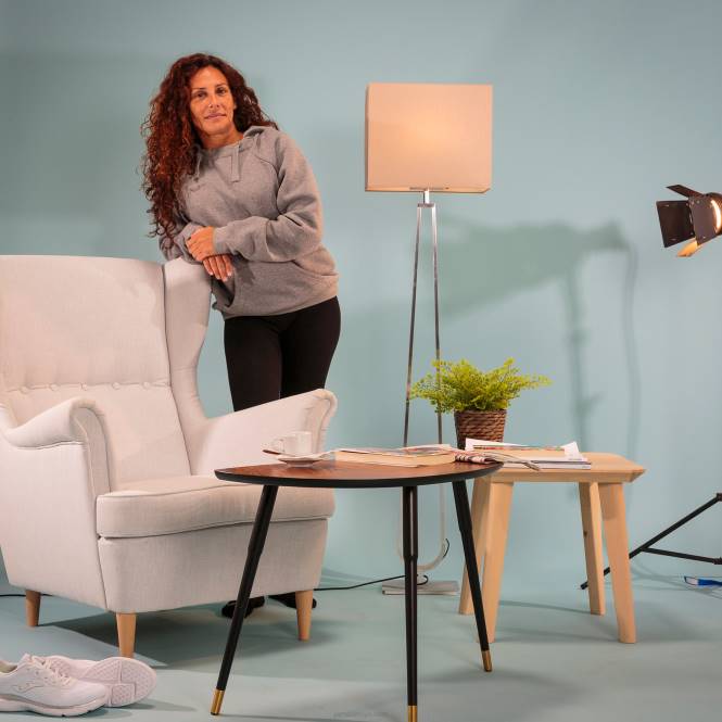 kapüşonlu kazak atenas ii Joma melanj grisi kadınlar 0RJD3664