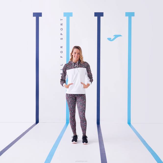 kapüşonlu kazak daphne Joma beyaz pembe haki kadınlar 0RJD2040