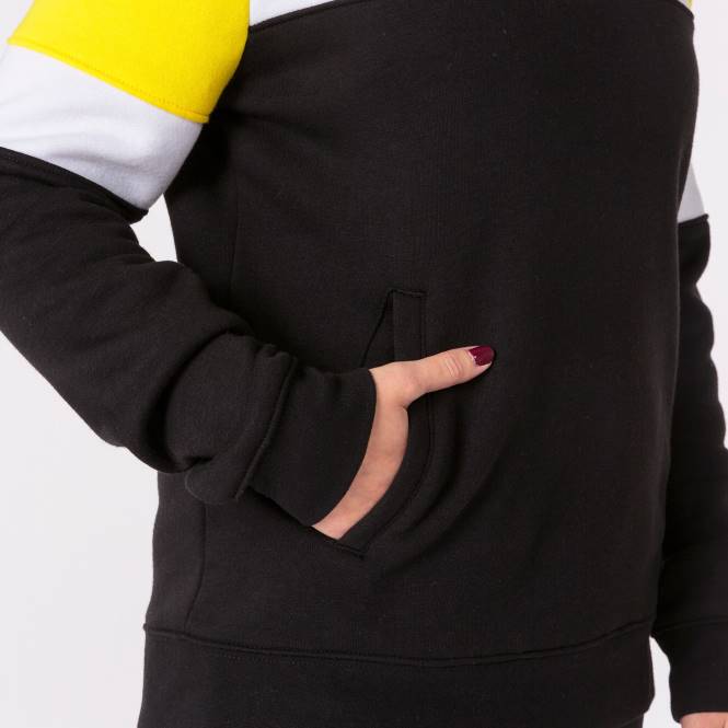 kapüşonlu kazak ekibi iv Joma siyah sarı beyaz kadınlar 0RJD2309