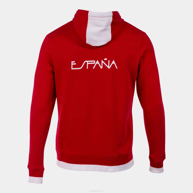 kapüşonlu kazak eğlence ispanyol olimpiyat komitesi Joma kırmızı beyaz0RJD3464