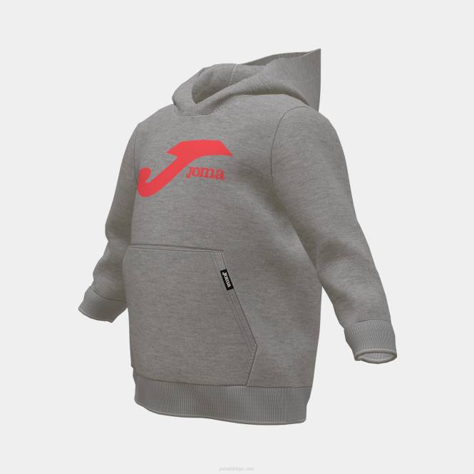 kapüşonlu kazak genç aslan Joma melanj grisi0RJD2705