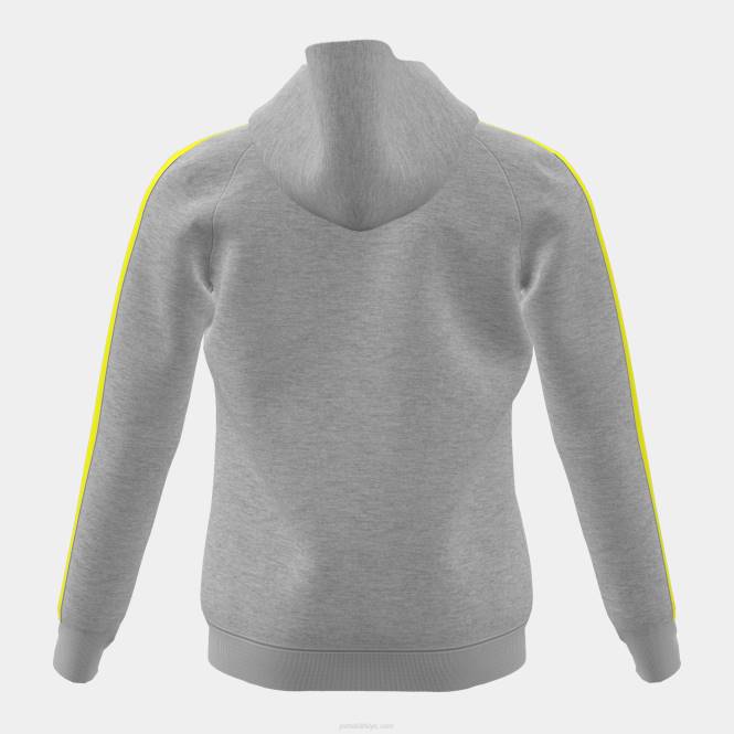 kapüşonlu kazak junior şerit Joma melanj gri kireç0RJD2782