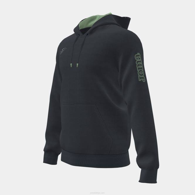 kapüşonlu kazak kentsel sokak Joma siyah erkekler 0RJD4728