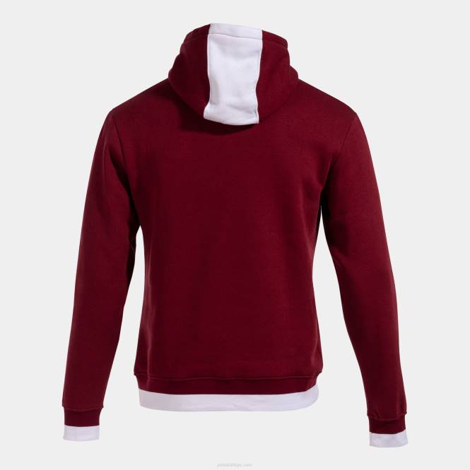 kapüşonlu kazak konfor ii Joma bordo beyaz erkekler 0RJD1346