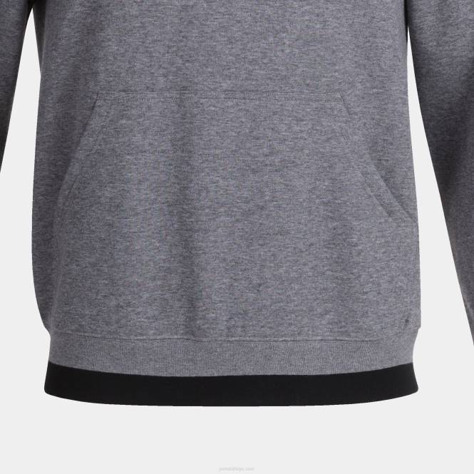 kapüşonlu kazak konfor ii Joma melanj gri siyah erkekler 0RJD4182