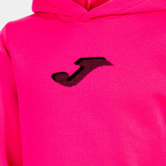 kapüşonlu kazak kız aslan Joma floresan pembe0RJD4091