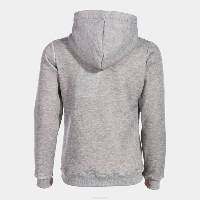 kapüşonlu kazak kız aslan Joma melanj grisi0RJD2745