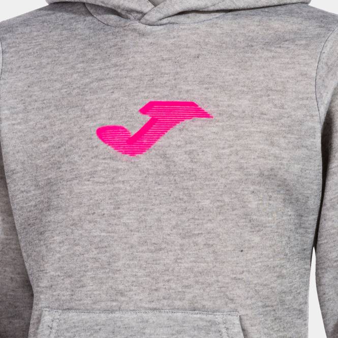 kapüşonlu kazak kız aslan Joma melanj grisi0RJD2745