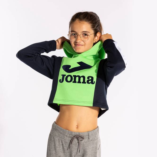 kapüşonlu kazak kız parkı Joma yeşil lacivert0RJD2805