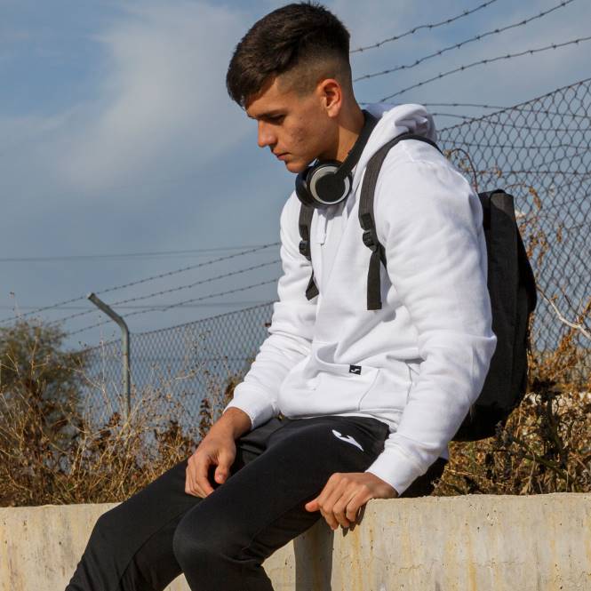 kapüşonlu kazak montana Joma beyaz erkekler 0RJD3307