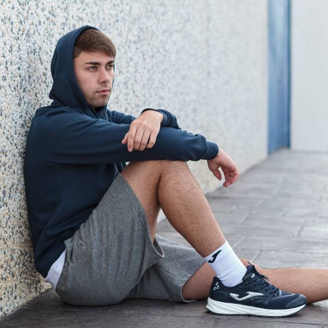 kapüşonlu kazak montana Joma lacivert erkekler 0RJD3040