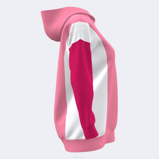 kapüşonlu kazak parkı Joma pembe kadınlar 0RJD2240