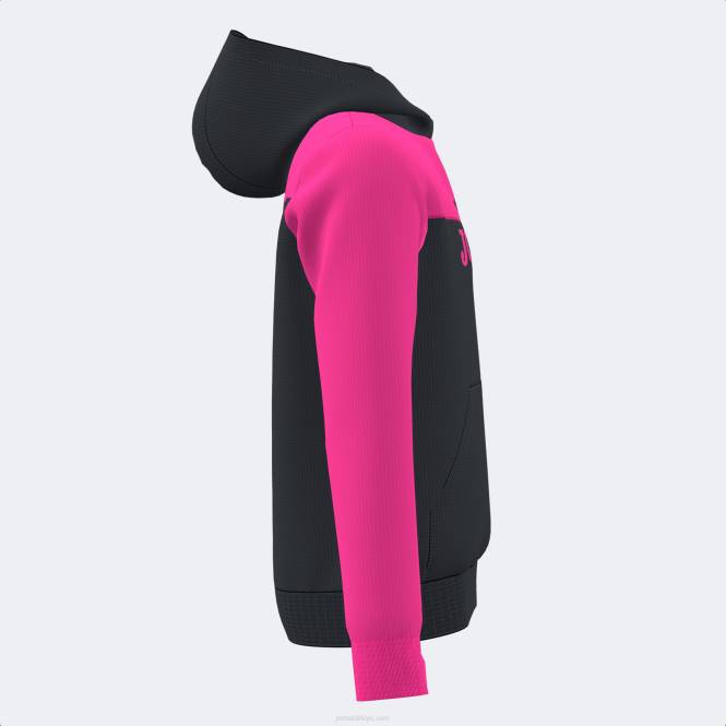 kapüşonlu kazak parkı Joma siyah fuşya kadınlar 0RJD2065