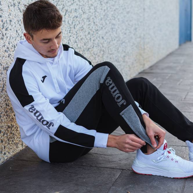 kapüşonlu kazak sokak Joma siyah beyaz erkekler 0RJD1224