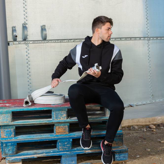 kapüşonlu süveter konfor iii Joma siyah erkekler 0RJD4527