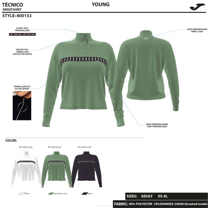 kazak daphne Joma siyah kadınlar 0RJD2170