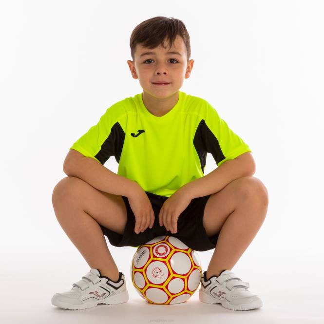 koleksiyon ayarla Joma floresan sarı siyah erkekler 0RJD3027