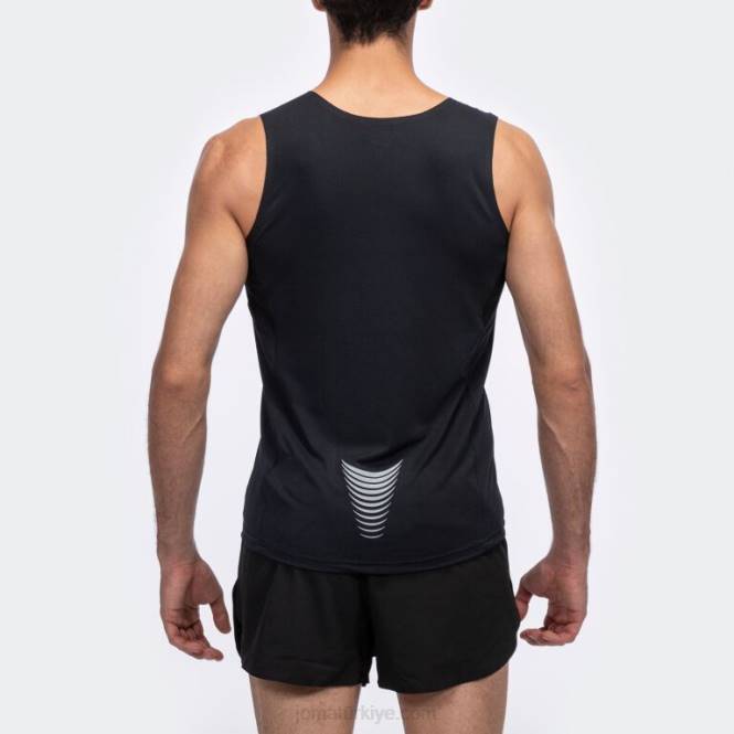 kolsuz t-shirt elit vi Joma siyah beyaz erkekler 0RJD2961