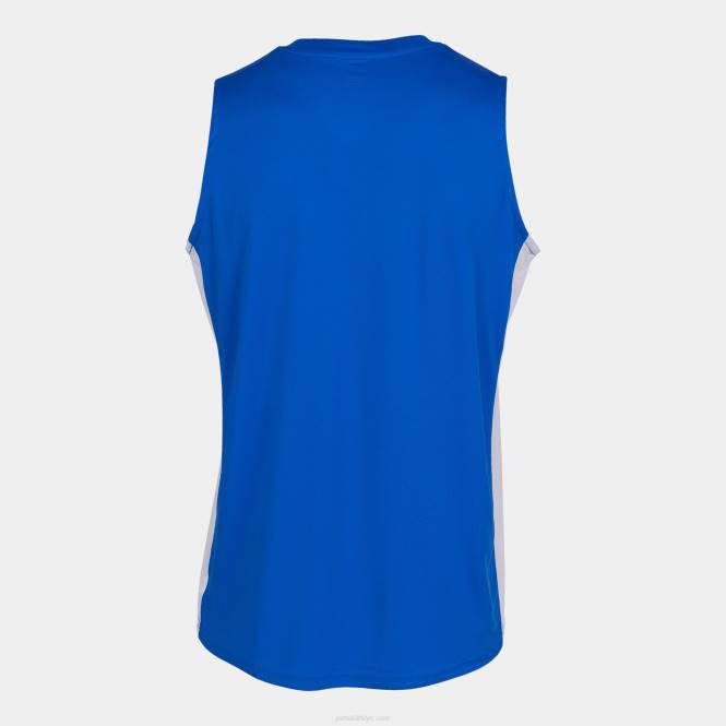 kolsuz tişört cancha iii Joma kraliyet mavisi beyaz erkekler 0RJD1313