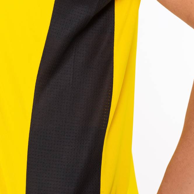 kolsuz tişört cancha iii Joma sarı siyah kadınlar 0RJD2357
