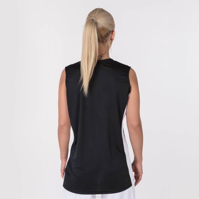 kolsuz tişört cancha iii Joma siyah beyaz kadınlar 0RJD4022