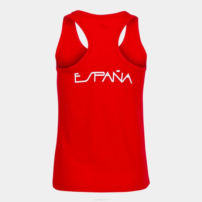 kolsuz tişört eğlence ispanyol olimpiyat komitesi Joma beyaz kadınlar 0RJD2640