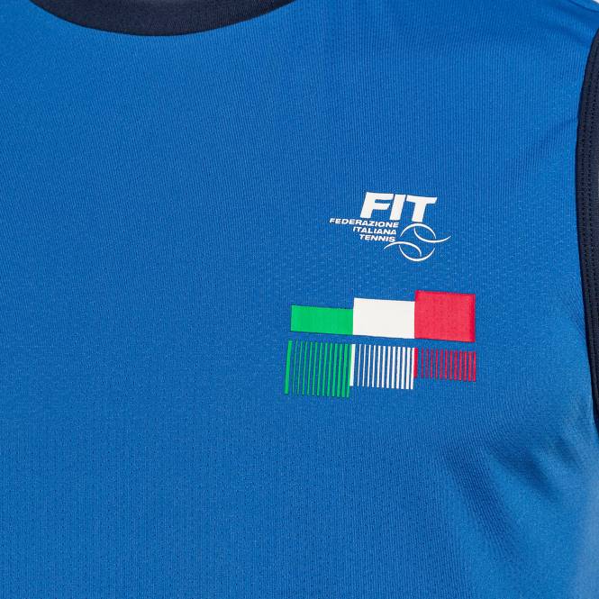 kolsuz tişört italyan tenis federasyonu Joma Kraliyet mavisi0RJD3462