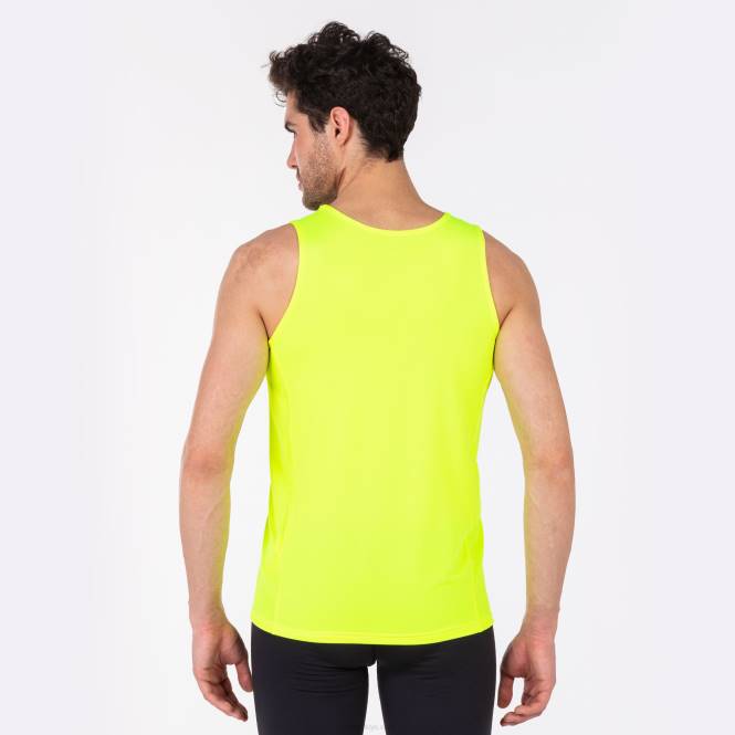 kolsuz tişört olimpia Joma floresan sarı siyah erkekler 0RJD1519