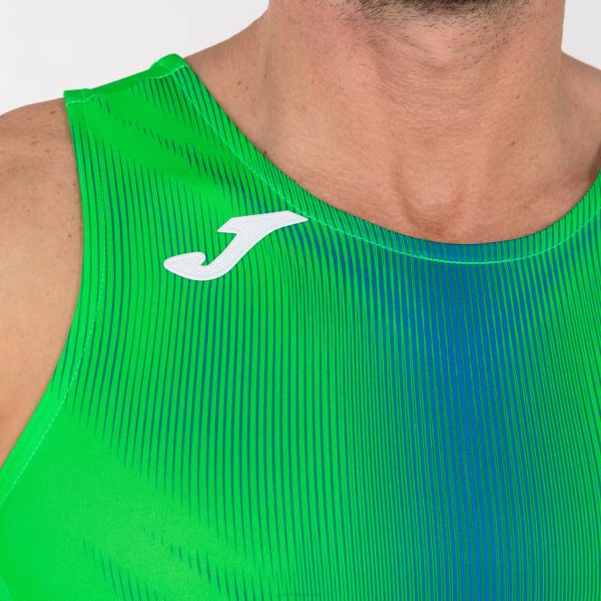 kolsuz tişört olimpia Joma floresan yeşil kraliyet mavisi erkekler 0RJD558
