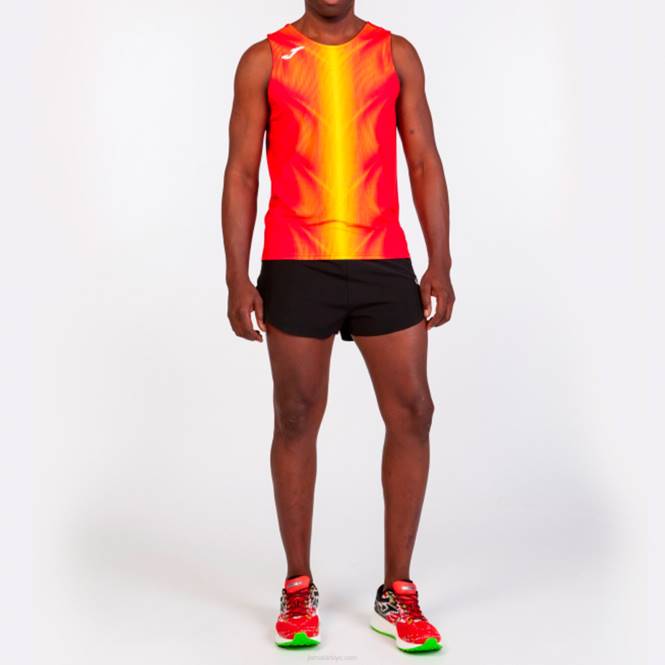 kolsuz tişört olimpia Joma kırmızı Sarı erkekler 0RJD4616