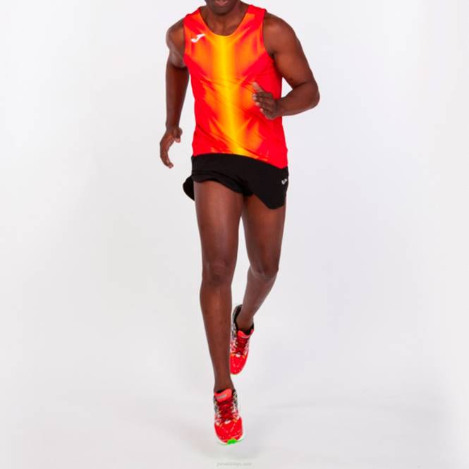 kolsuz tişört olimpia Joma kırmızı Sarı erkekler 0RJD4616