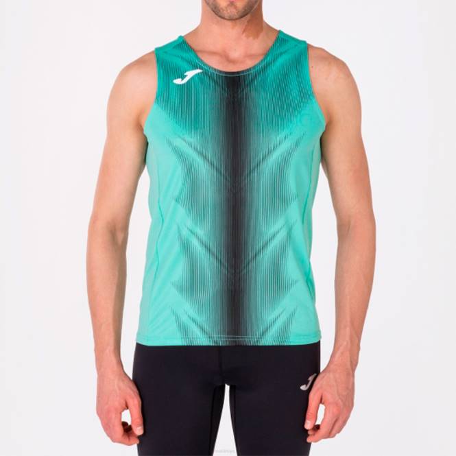 kolsuz tişört olimpia Joma yeşil siyah erkekler 0RJD4617