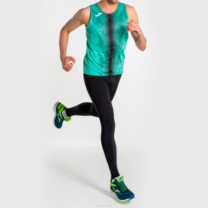 kolsuz tişört olimpia Joma yeşil siyah erkekler 0RJD4617