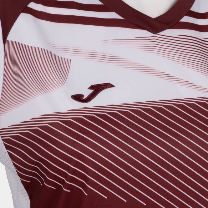kolsuz tişört süpernova ii Joma bordo beyaz kadınlar 0RJD2427