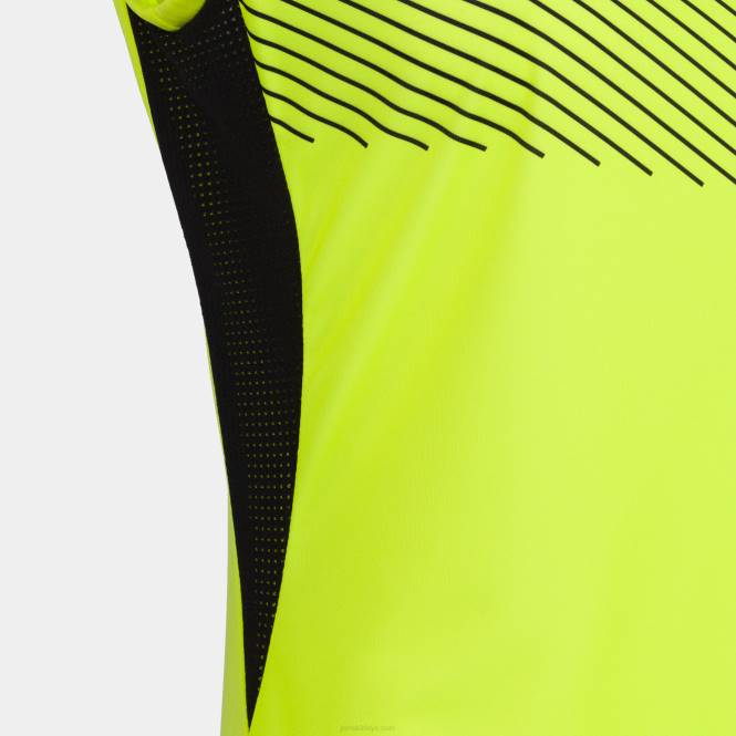 kolsuz tişört süpernova ii Joma floresan sarı siyah kadınlar 0RJD3582