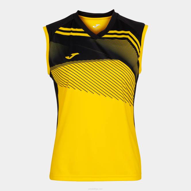 kolsuz tişört süpernova ii Joma sarı siyah kadınlar 0RJD3594